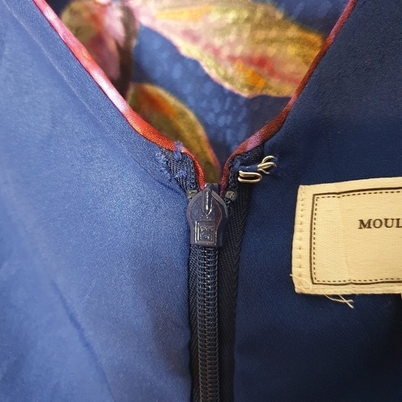 Moulinette Soeurs for Anthropologie Floral Dress Size 4 - Picture 8 of 12